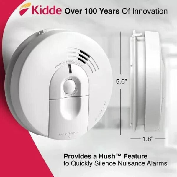 Kidde i4618AC Battery Powered Hardwire Smoke Alarm (pack of 2)
