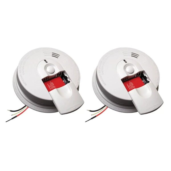 Kidde i4618AC Battery Powered Hardwire Smoke Alarm (pack of 2)