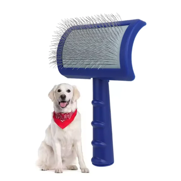 Universal Slicker Brush for Dogs, Grooming Brush, Removes Tangles and Undercoat